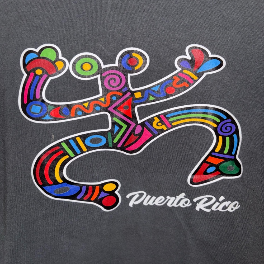 Puerto Rico Black Graphic Tee